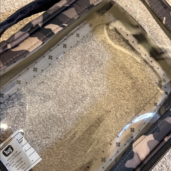 NWOT. Lug. Clear zipper storage. Camo midnight. - Picture 2 of 2